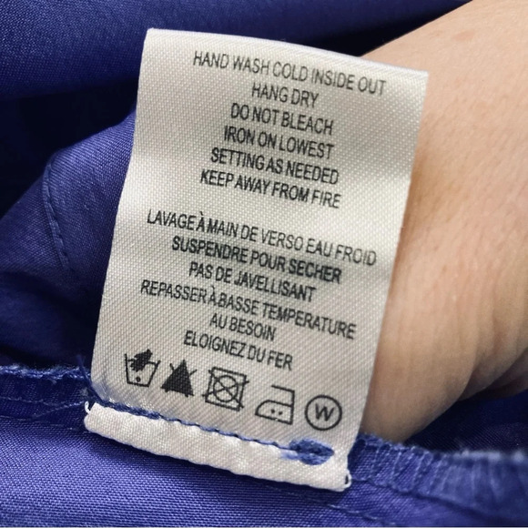 SAMUEL DONG Sz L Bubble Hem Slouchy Neck Drawstring Collar & Waist Trenchcoat - Picture 10 of 12